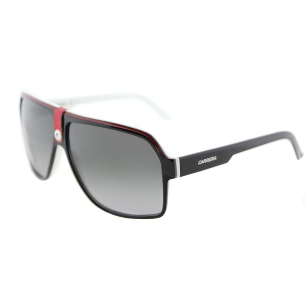 Carrera 33/S 8V4 PT Black Crystal Red Aviator Sunglasses Grey Gradient Lens